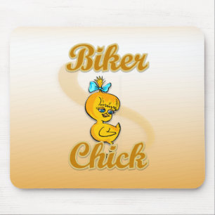 Biker Chick Mouse Mat