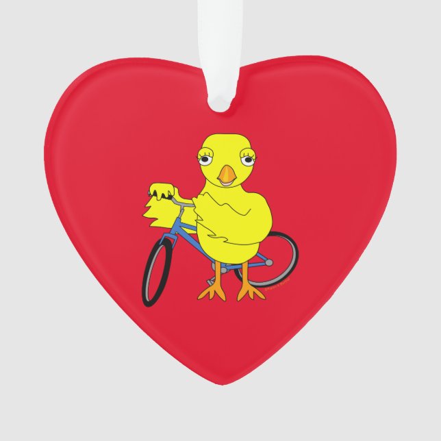 Biker Chick Ornament (Front)