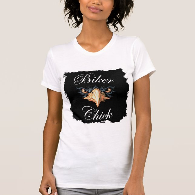 biker chick T-Shirt (Front)