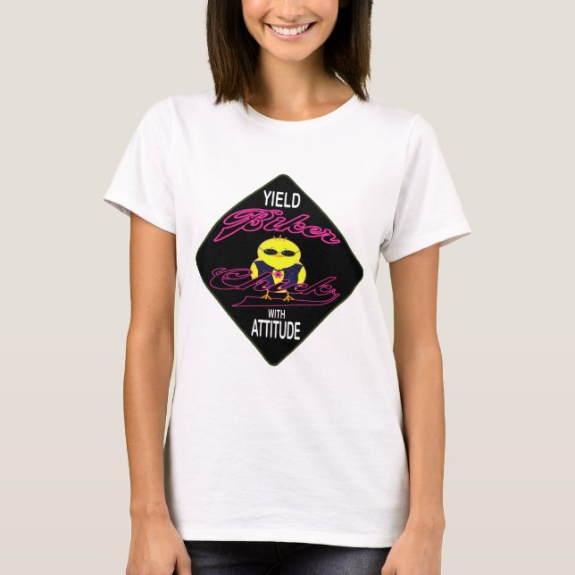 Biker Chick T-Shirt (Front)