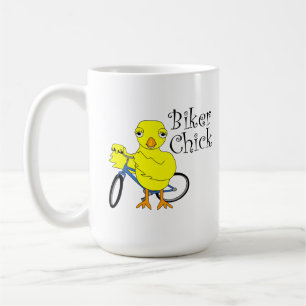 Biker Chick Text Coffee Mug