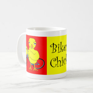 Biker Chick Text Coffee Mug