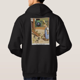 Biker Chicks black hooded sweatshirt back