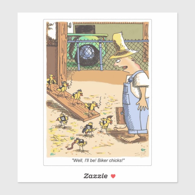 Biker Chicks contour sticker (Sheet)