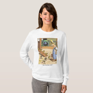 Biker Chicks Original Cartoon women long slv shirt