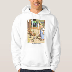 Biker Chicks white hooded sweatshirt