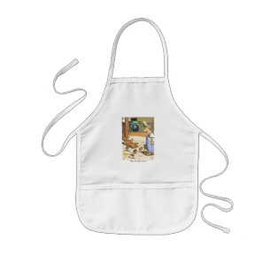 Biker Chicks white kids chef apron