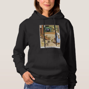 Biker Chicks women black hooded sweatshirt