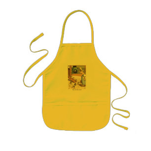 Biker Chicks yellow kids chef apron