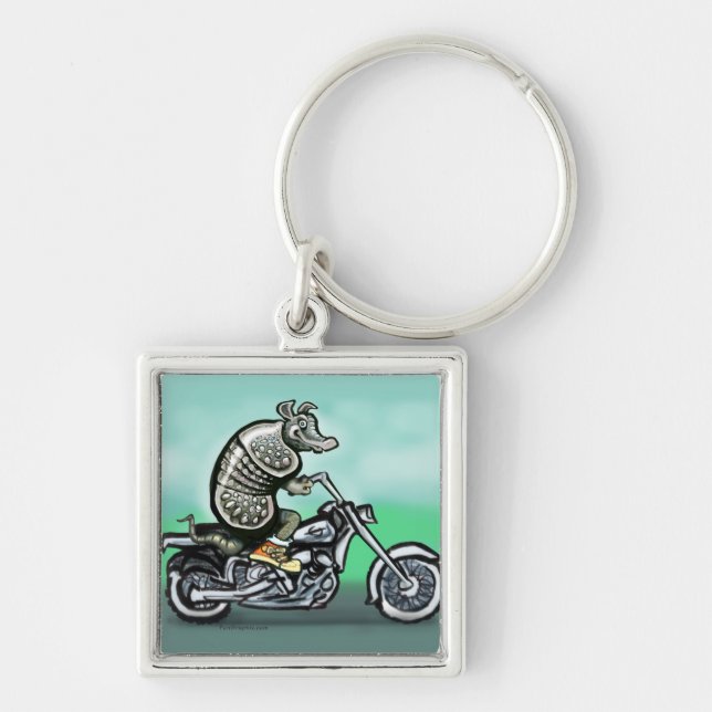 Biker Club Dillo Key Ring (Front)