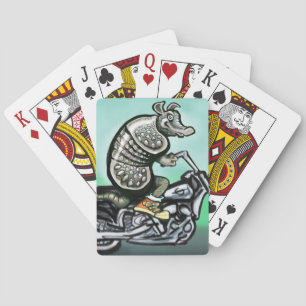 Biker Club Dillo Playing Cards