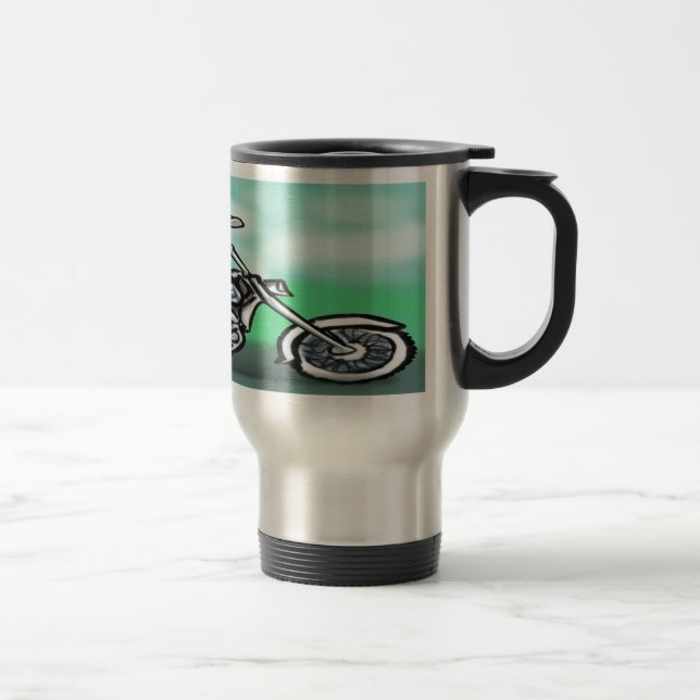 Biker Club Dillo Travel Mug (Right)