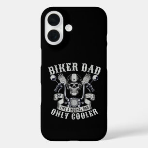 Biker Dad Motorcycle Father Rider Biker Dad Father iPhone 16 Case