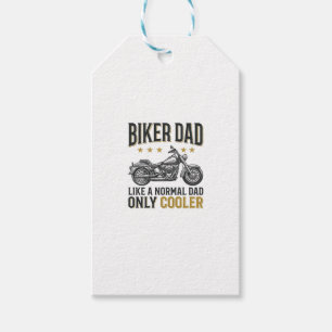 Biker Dad Vintage Motorcycle Quote Shirt_1 Gift Tags