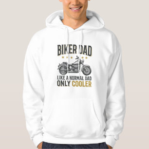 Biker Dad Vintage Motorcycle Quote Shirt_1 Hoodie