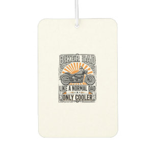 Biker Dad Vintage Motorcycle Vector Design_1 Car Air Freshener