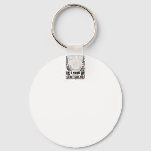 Biker Dad Vintage Motorcycle Vector Design_1 Key Ring
