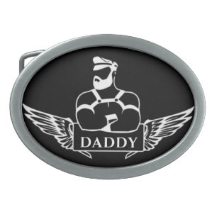 Biker Daddy  Belt Buckle