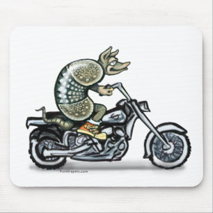 Biker Dillo Mouse Mat