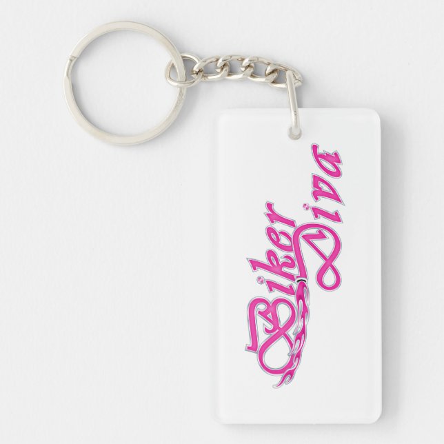 Biker Diva Key Ring (Front)
