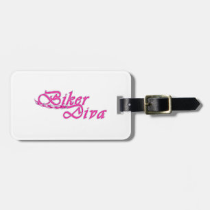 Biker Diva Luggage Tag