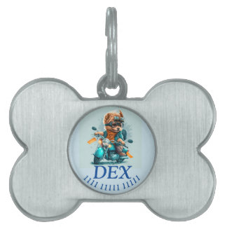 Biker doggies   pet ID tag