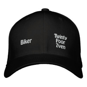 Biker Embroidered Hat