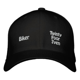 Biker Embroidered Hat