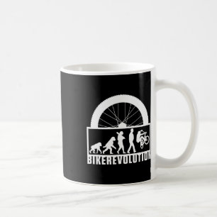 Biker Evolution Cycling Bike Bmx Mtb Mountain Biki Coffee Mug
