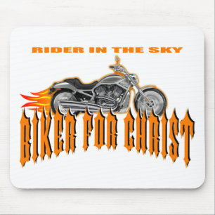 Biker For Christ Mouse Mat