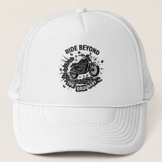 Biker Freedom Break Boundaries Trucker Hat