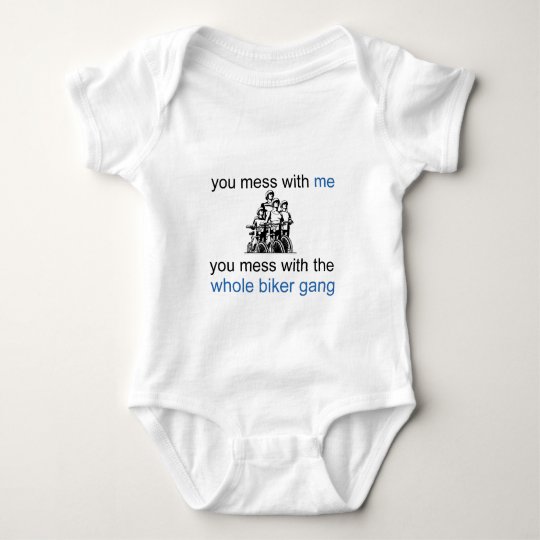 Biker gang baby bodysuit