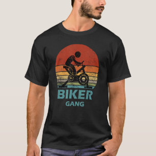 Biker Gang Spin Saying Gym Workout Spinning Class T-Shirt