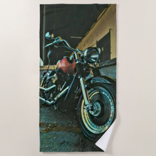 Biker gifts beach towel