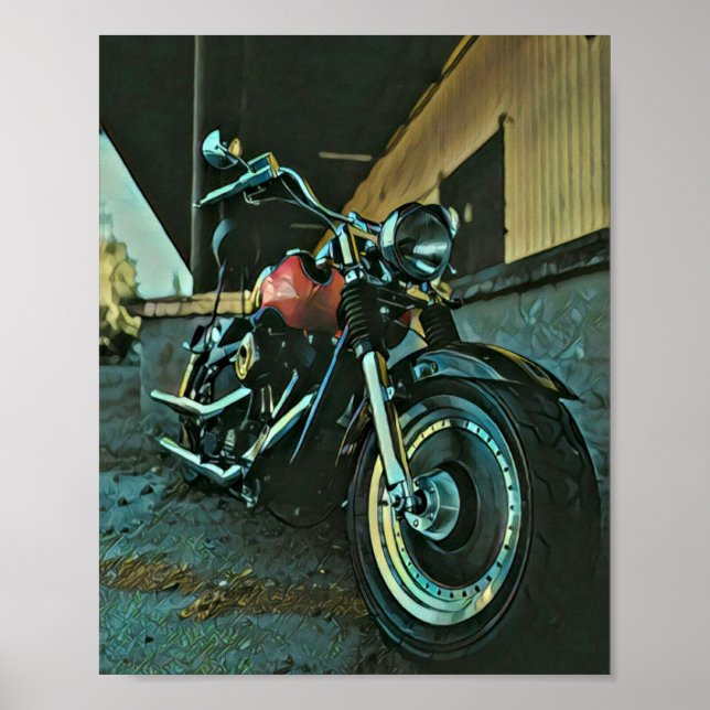 Biker gifts poster (Front)