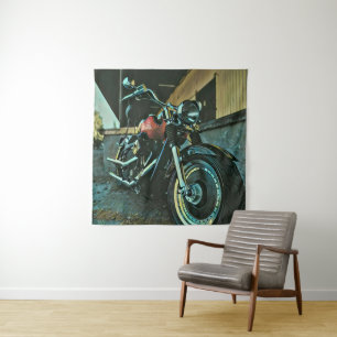 Biker gifts tapestry