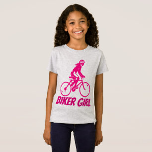 BIKER GIRL, Ladies BICYCLE T-shirts & Hoodies