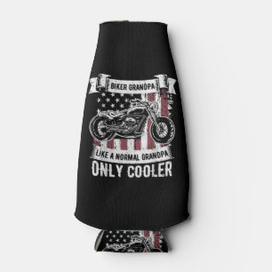 Biker Grandpa Ride Motorcycles Motorcycle Lovers R Bottle Cooler