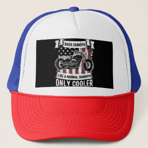 Biker Grandpa Ride Motorcycles Motorcycle Lovers R Trucker Hat