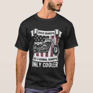 Biker Grandpa Ride Motorcycles Motorcycle Rider T-Shirt