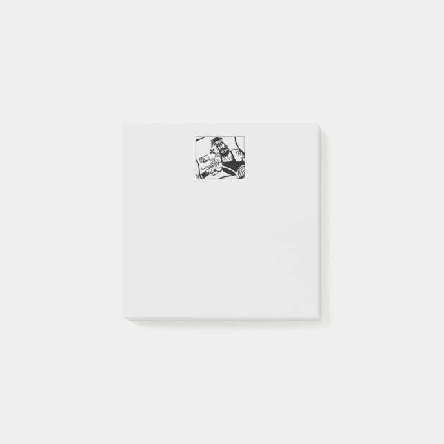 Biker grey note pads (Front)