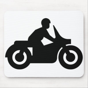 BIKER GUY MOUSE MAT