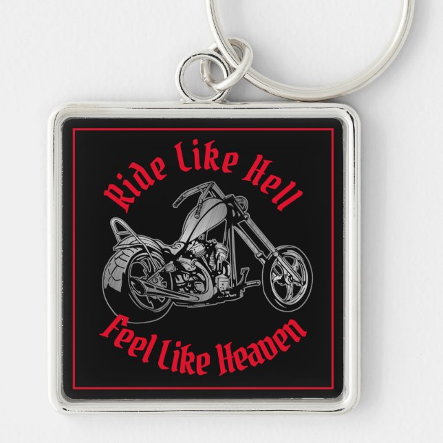 Biker Heaven Key Ring (Front)