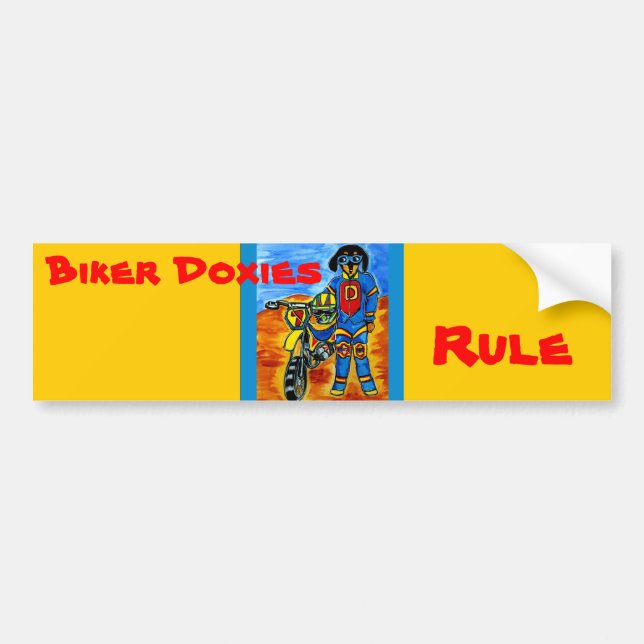 Biker Joanne Bumper Sticker (Front)