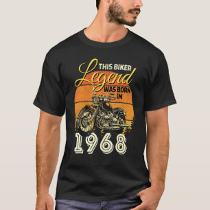 Biker Legend Men Motorcycle Biker Legend Was Born T-Shirt