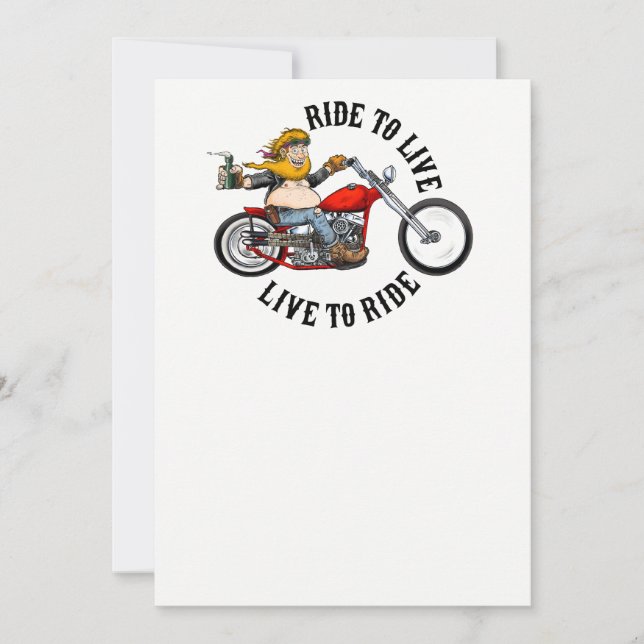 biker motard ride to live (Front)