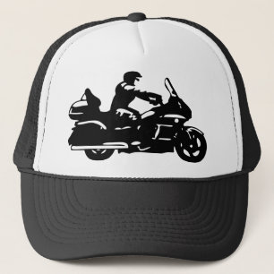biker motorcycle moto goldwing trucker hat