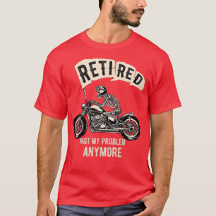 Biker Motorcycle Retirement Plan To Ride Vintage C T-Shirt