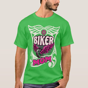 Biker Mum Motorcycle Mother Women T-Shirt