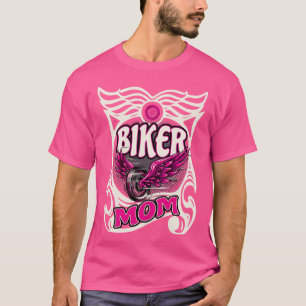 Biker Mum Motorcycle Mother Women T-Shirt